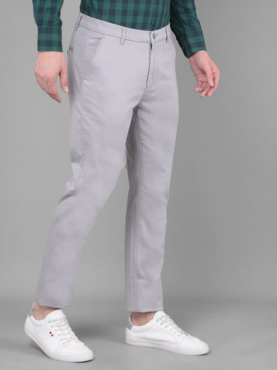 Grey Trousers-Men Trousers-Crimsoune Club