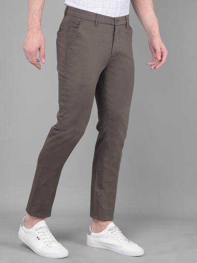 Brown Trousers-Men Trousers-Crimsoune Club