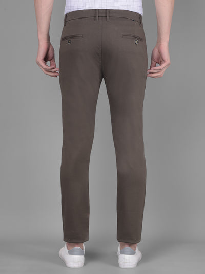 Brown Trousers-Men Trousers-Crimsoune Club