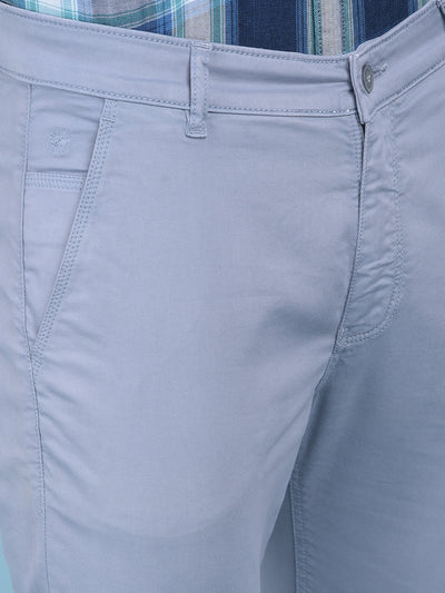 Blue Stretchable Trousers-Men Trousers-Crimsoune Club