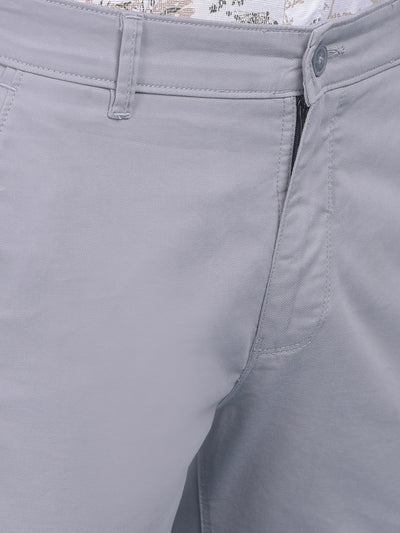 Grey Stretchable Trousers-Men Trousers-Crimsoune Club