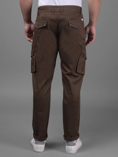 Brown Trousers-Men Trousers-Crimsoune Club