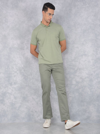 Grey Straight Trousers-Men Trousers-Crimsoune Club