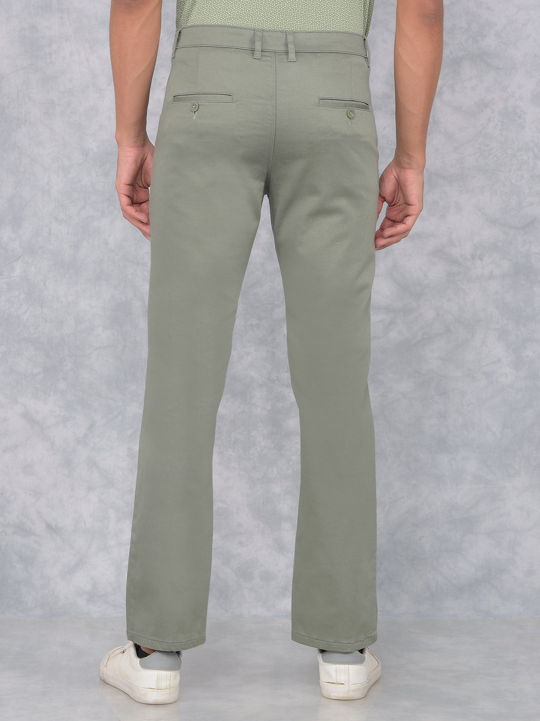 Grey Straight Trousers-Men Trousers-Crimsoune Club