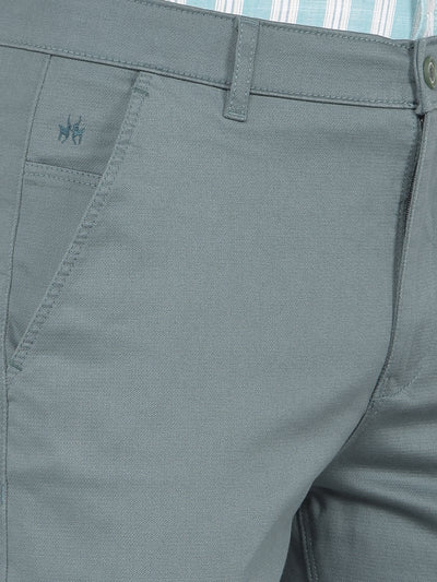 Green Straight Trousers-Men Trousers-Crimsoune Club