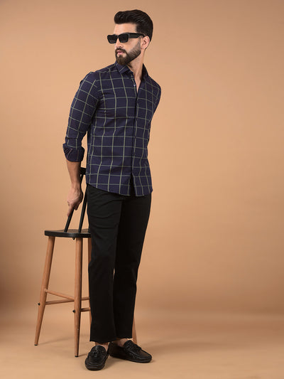 Black Straight Chinos-Men Trousers-Crimsoune Club