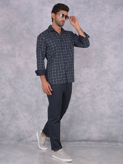 Black Straight Trousers-Men Trousers-Crimsoune Club