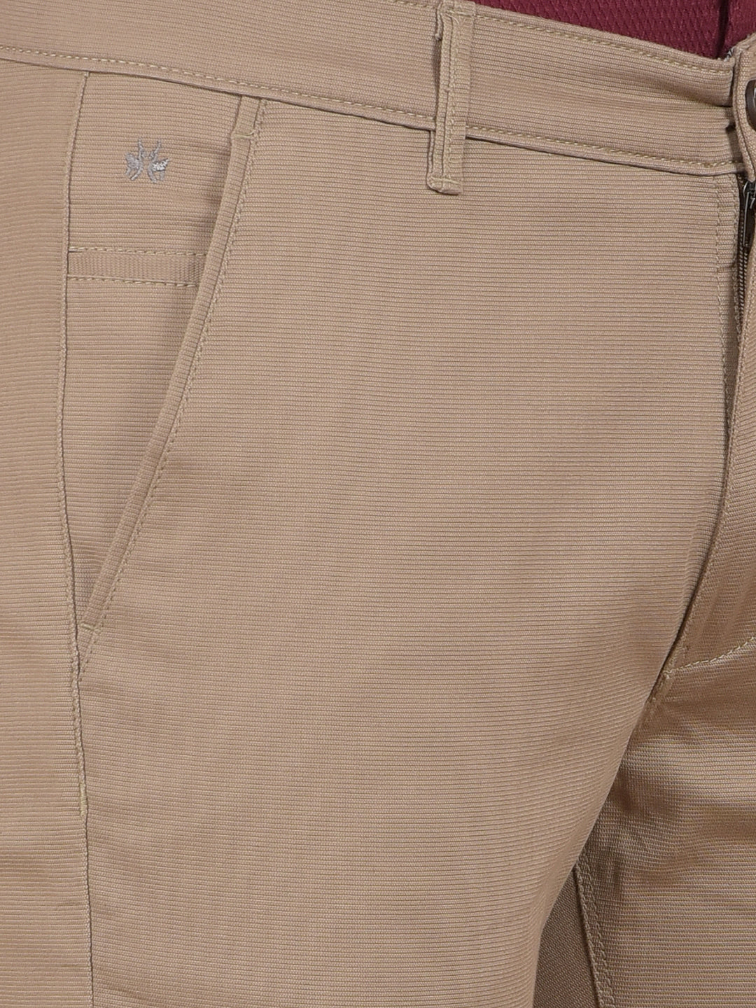 Khaki Trousers-Men Trousers-Crimsoune Club