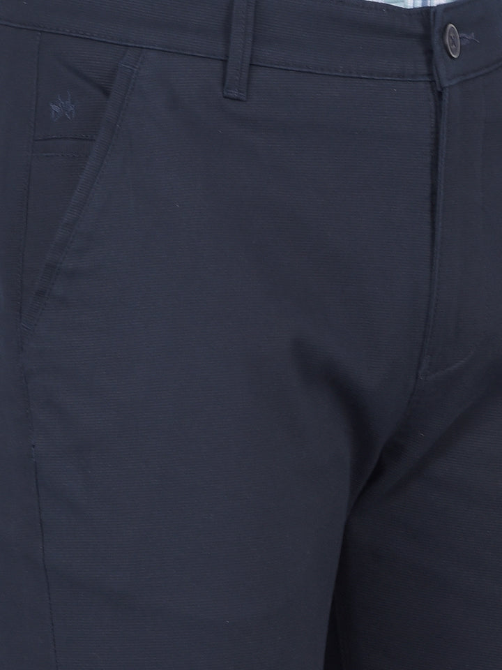 Navy Blue Trousers-Men Trousers-Crimsoune Club