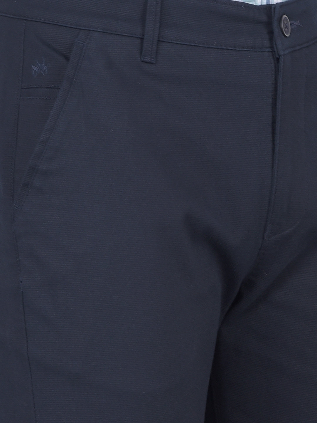 Navy Blue Trousers-Men Trousers-Crimsoune Club