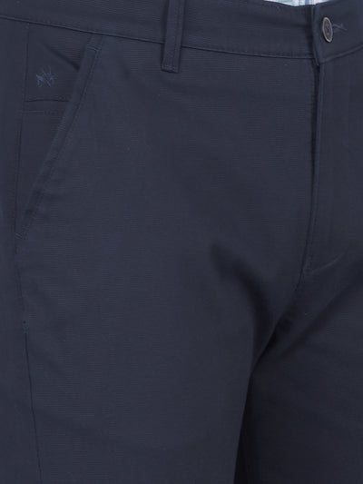 Navy Blue Trousers-Men Trousers-Crimsoune Club