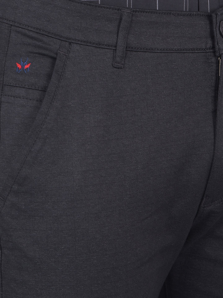 Black Checked Trousers-Men Trousers-Crimsoune Club