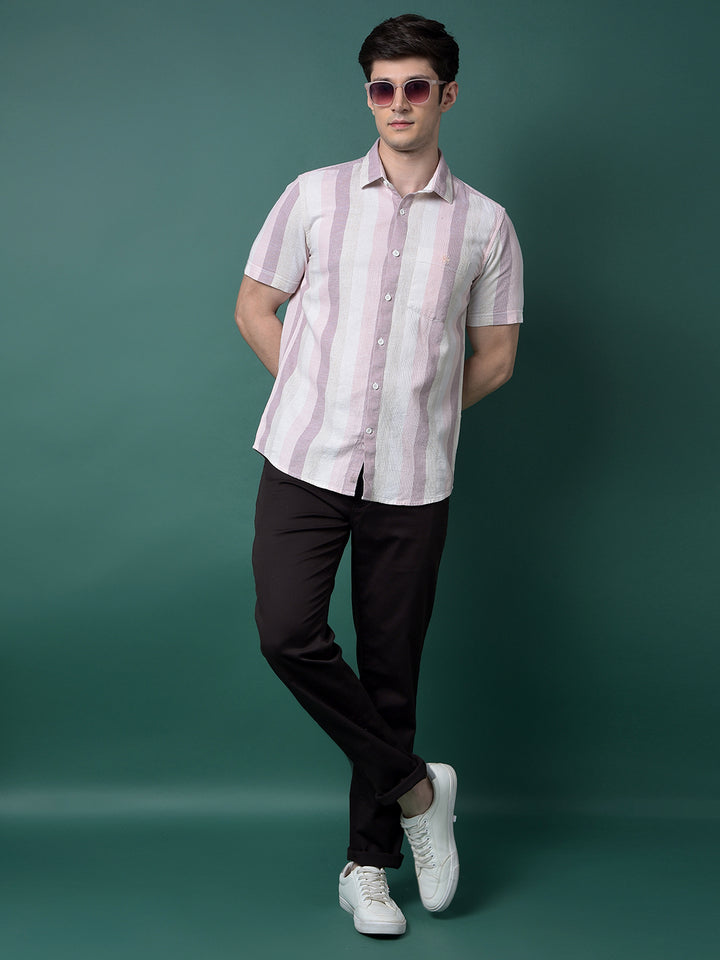 Brown Straight Trousers-Men Trousers-Crimsoune Club