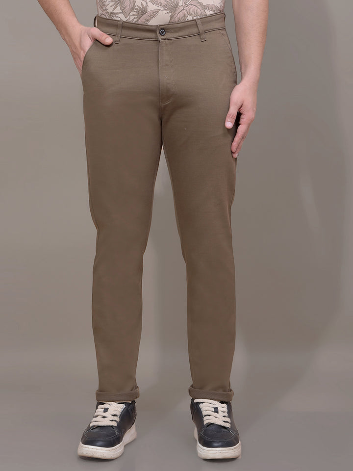 Brown Trousers-Men Trousers-Crimsoune Club