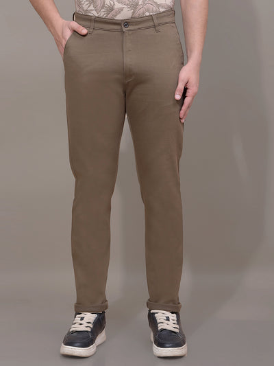 Brown Trousers-Men Trousers-Crimsoune Club