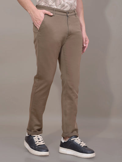 Brown Trousers-Men Trousers-Crimsoune Club