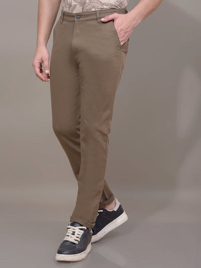 Brown Trousers-Men Trousers-Crimsoune Club