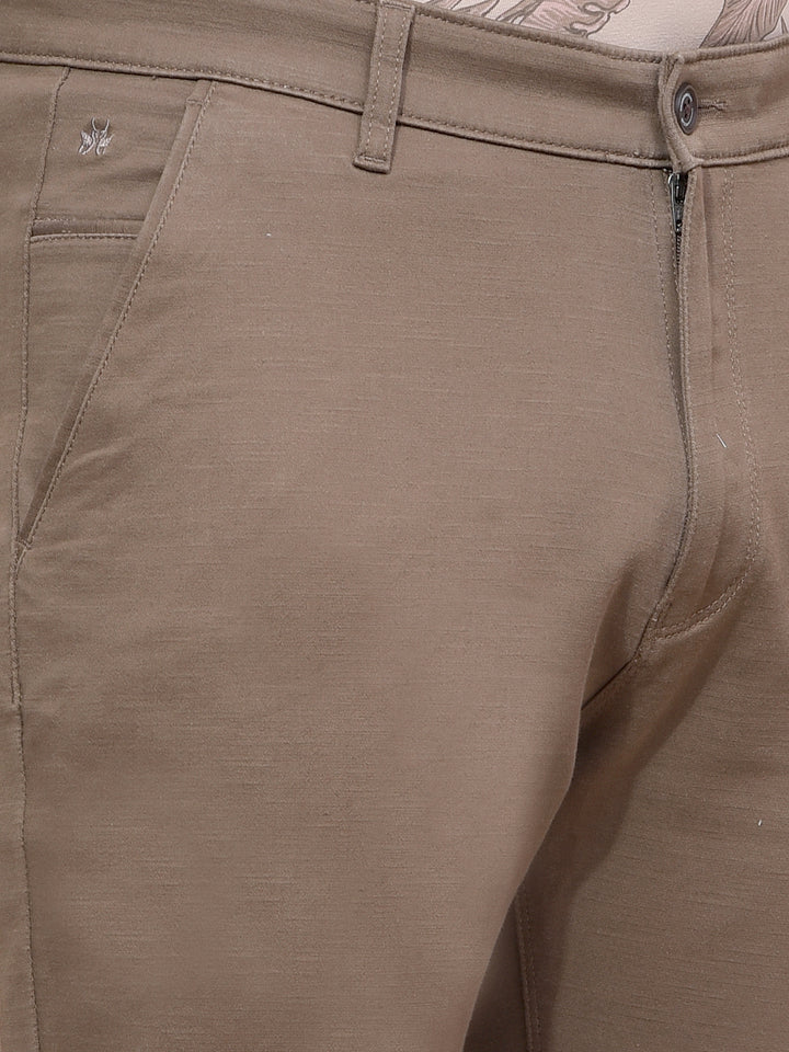 Brown Trousers-Men Trousers-Crimsoune Club