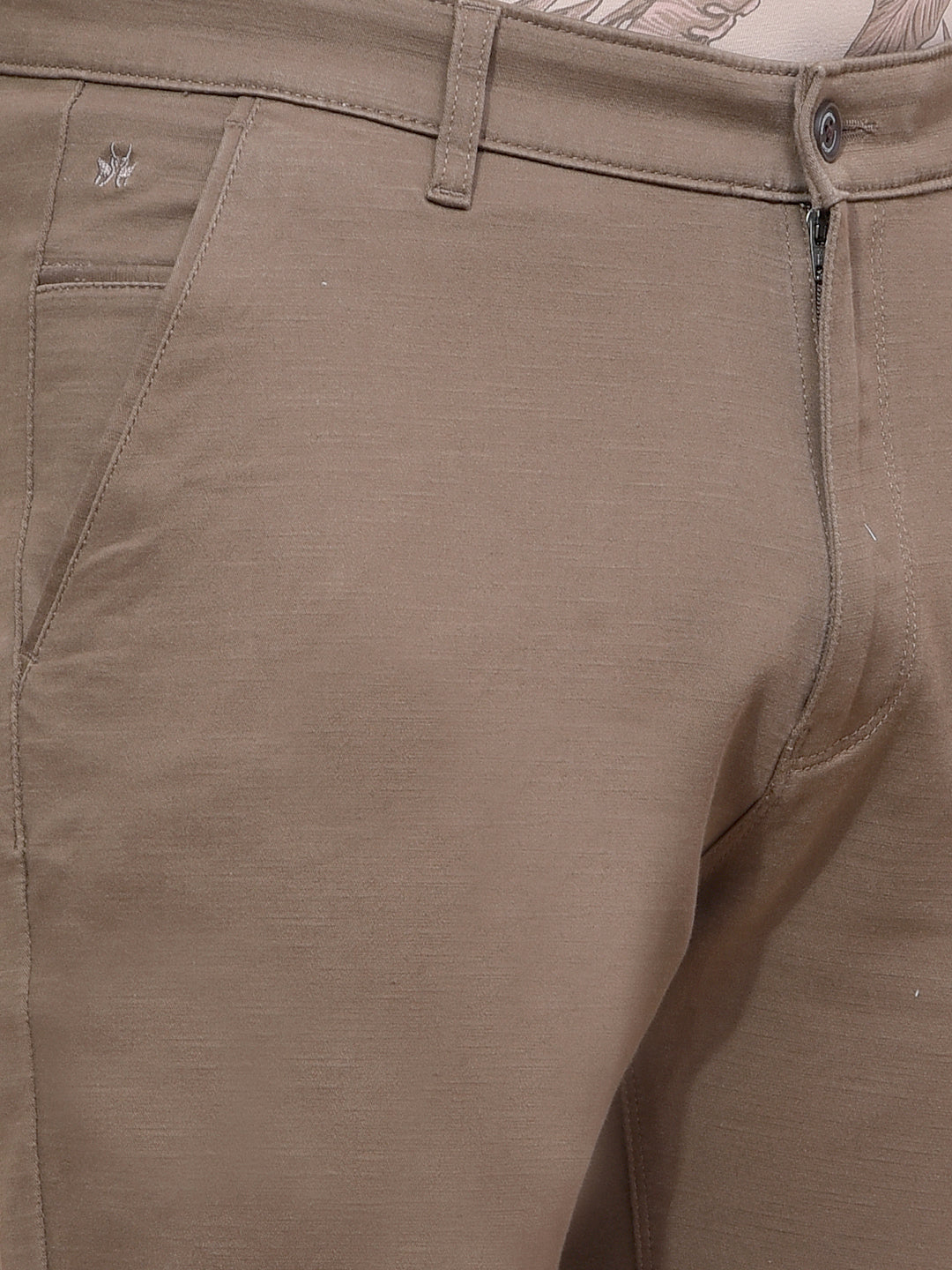 Brown Trousers-Men Trousers-Crimsoune Club