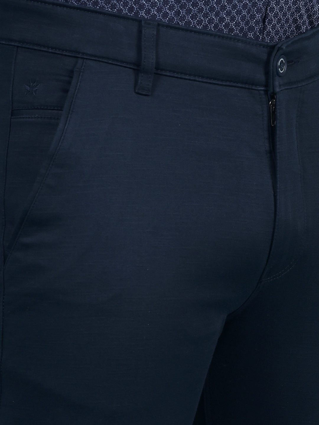 Navy Blue Trousers-Men Trousers-Crimsoune Club