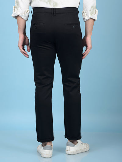 Black Trousers-Men Trousers-Crimsoune Club
