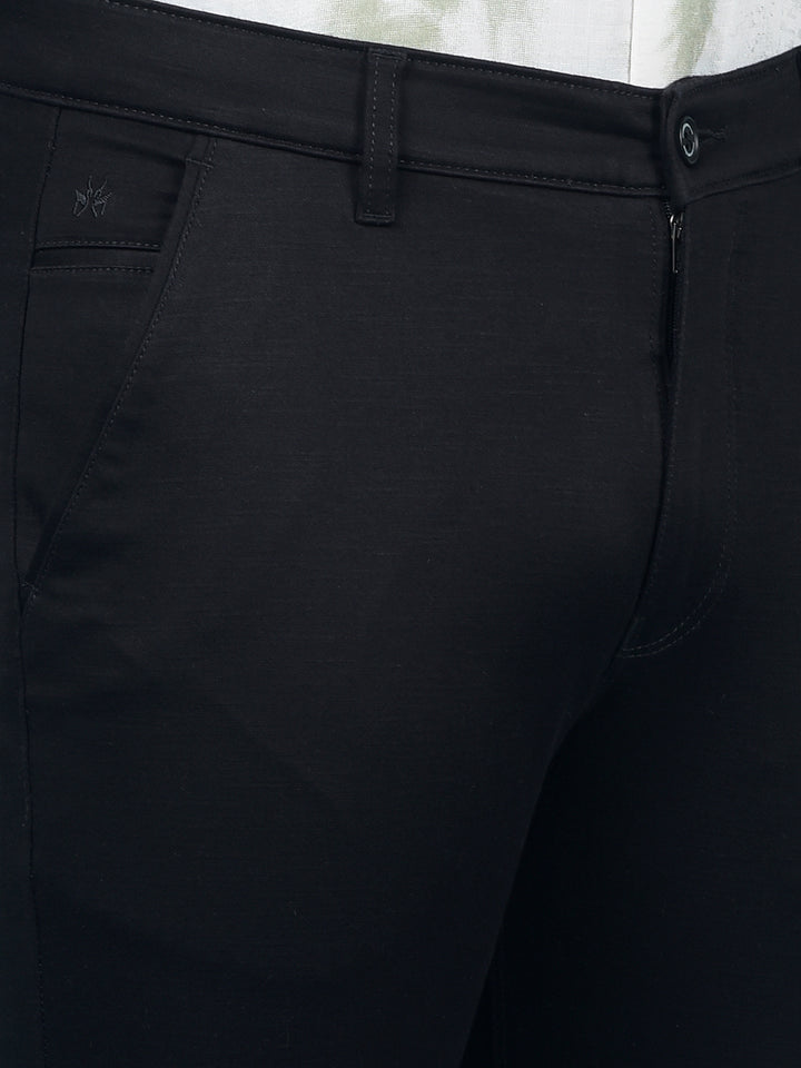 Black Trousers-Men Trousers-Crimsoune Club