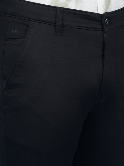Black Trousers-Men Trousers-Crimsoune Club