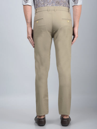 Khaki Trousers-Men Trousers-Crimsoune Club