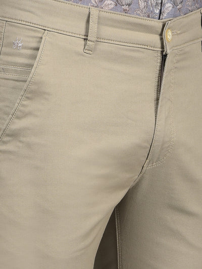 Khaki Trousers-Men Trousers-Crimsoune Club