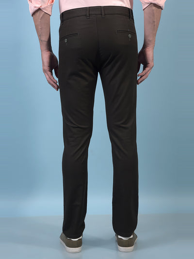 Men's Olive Trousers-Men Trousers-Crimsoune Club