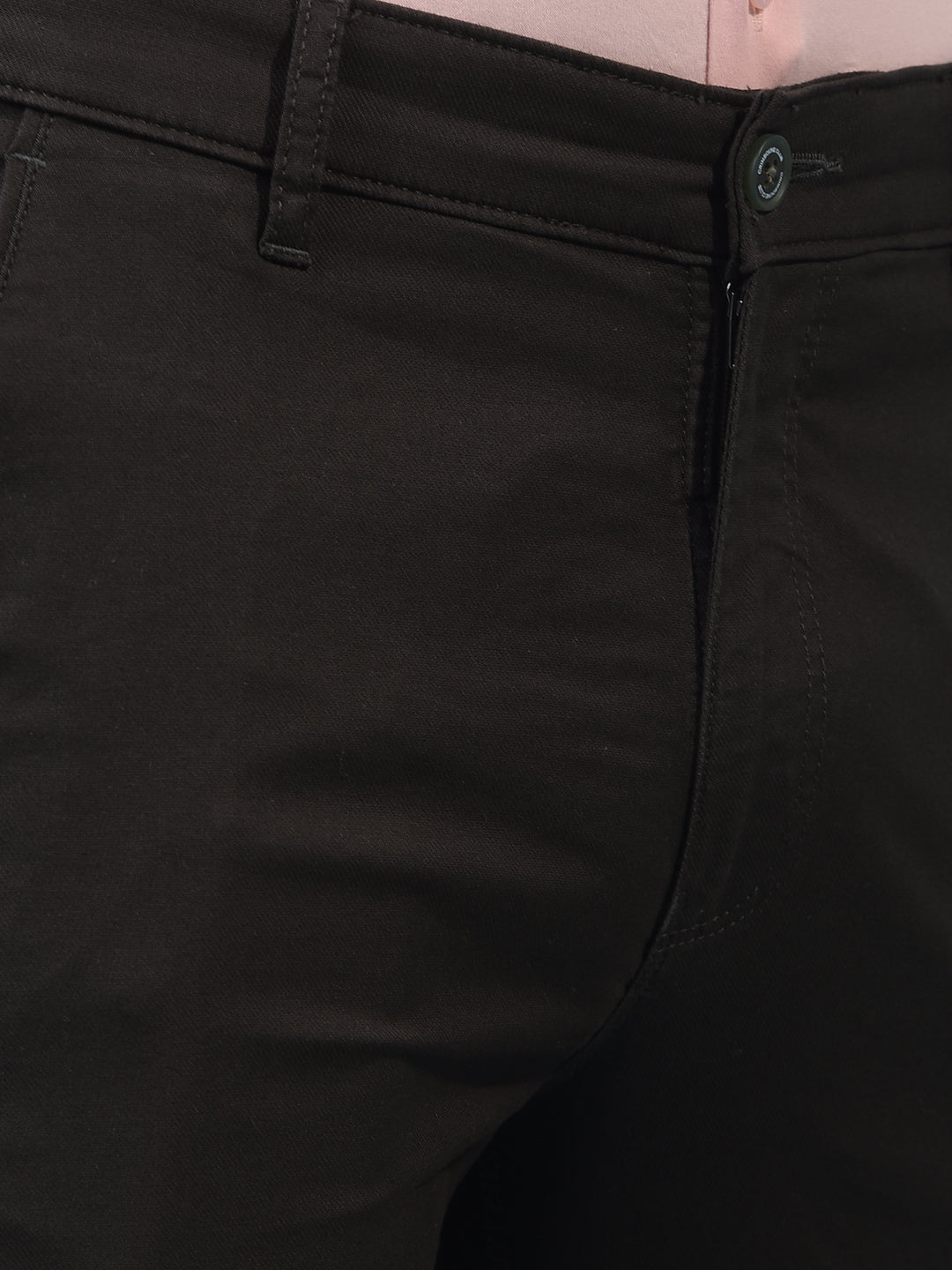 Men's Olive Trousers-Men Trousers-Crimsoune Club