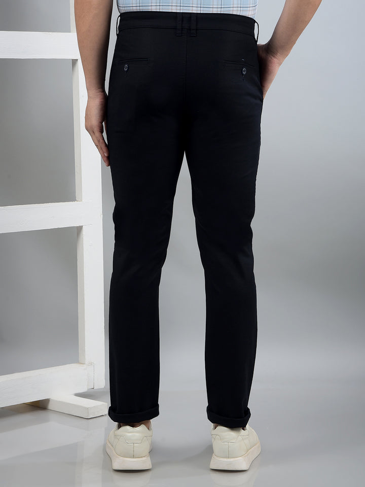 Navy Blue Trousers-Men Trousers-Crimsoune Club