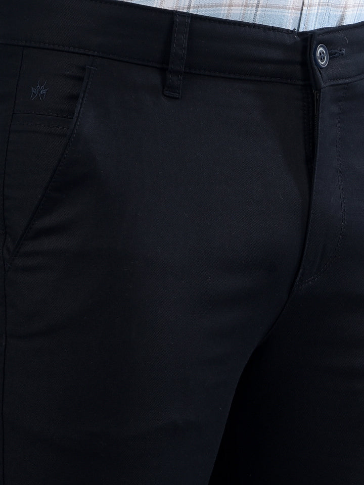Navy Blue Trousers-Men Trousers-Crimsoune Club