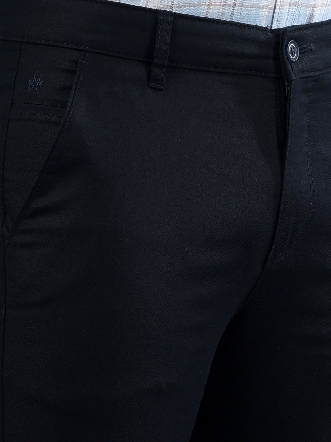 Navy Blue Trousers-Men Trousers-Crimsoune Club