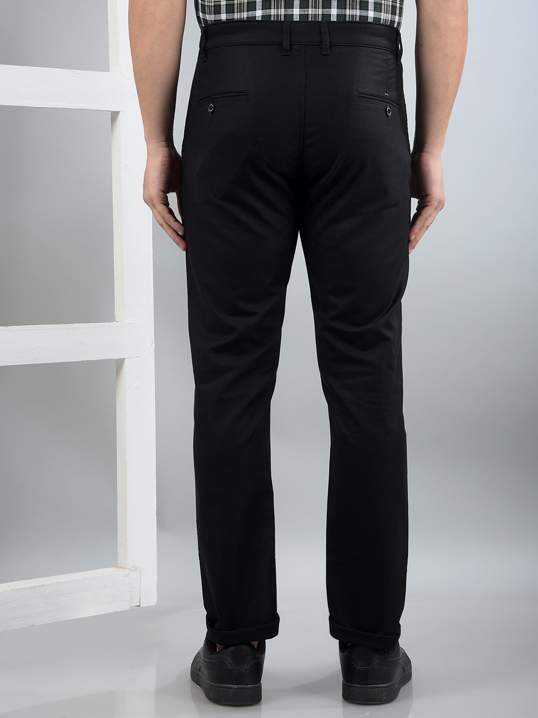 Black Trousers-Men Trousers-Crimsoune Club