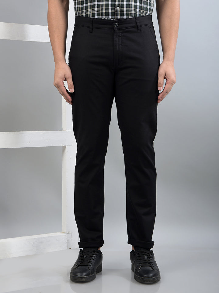 Black Trousers-Men Trousers-Crimsoune Club