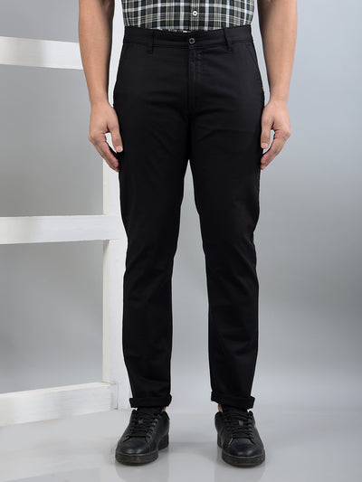 Black Trousers-Men Trousers-Crimsoune Club