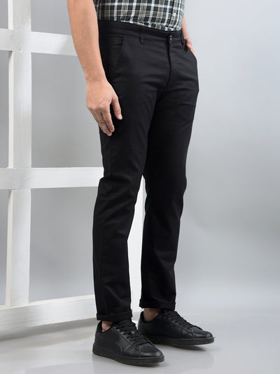 Black Trousers-Men Trousers-Crimsoune Club