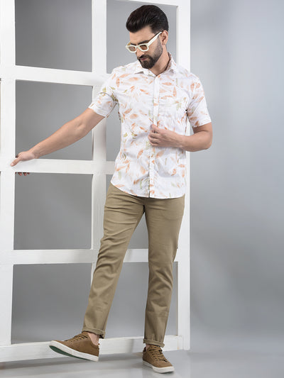 Khaki Trousers-Men Trousers-Crimsoune Club