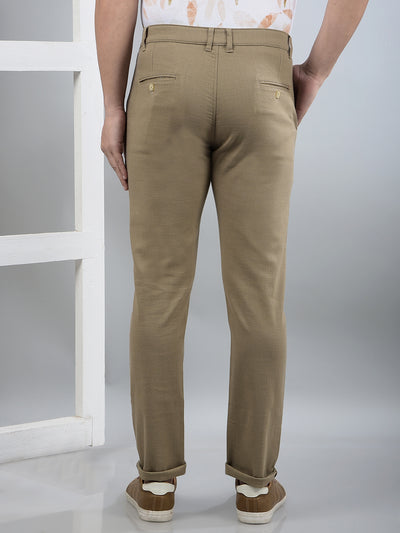 Khaki Trousers-Men Trousers-Crimsoune Club