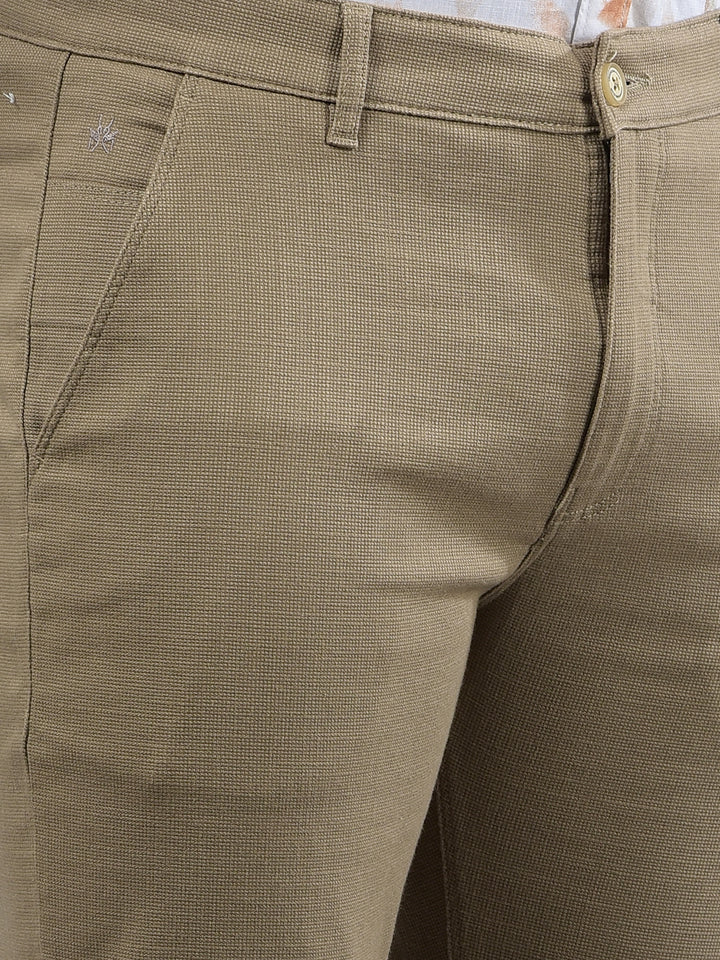 Khaki Trousers-Men Trousers-Crimsoune Club