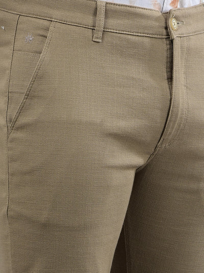 Khaki Trousers-Men Trousers-Crimsoune Club