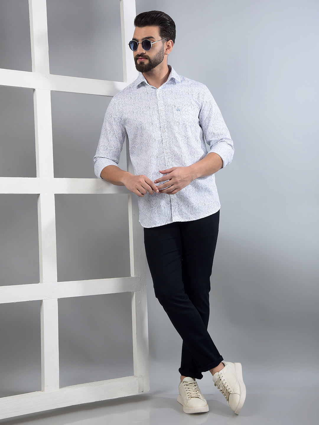 Navy Blue Trousers-Men Trousers-Crimsoune Club