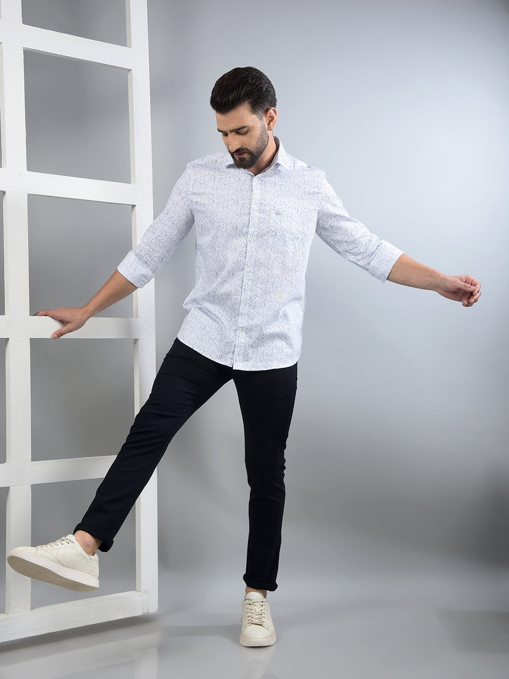 Navy Blue Trousers-Men Trousers-Crimsoune Club