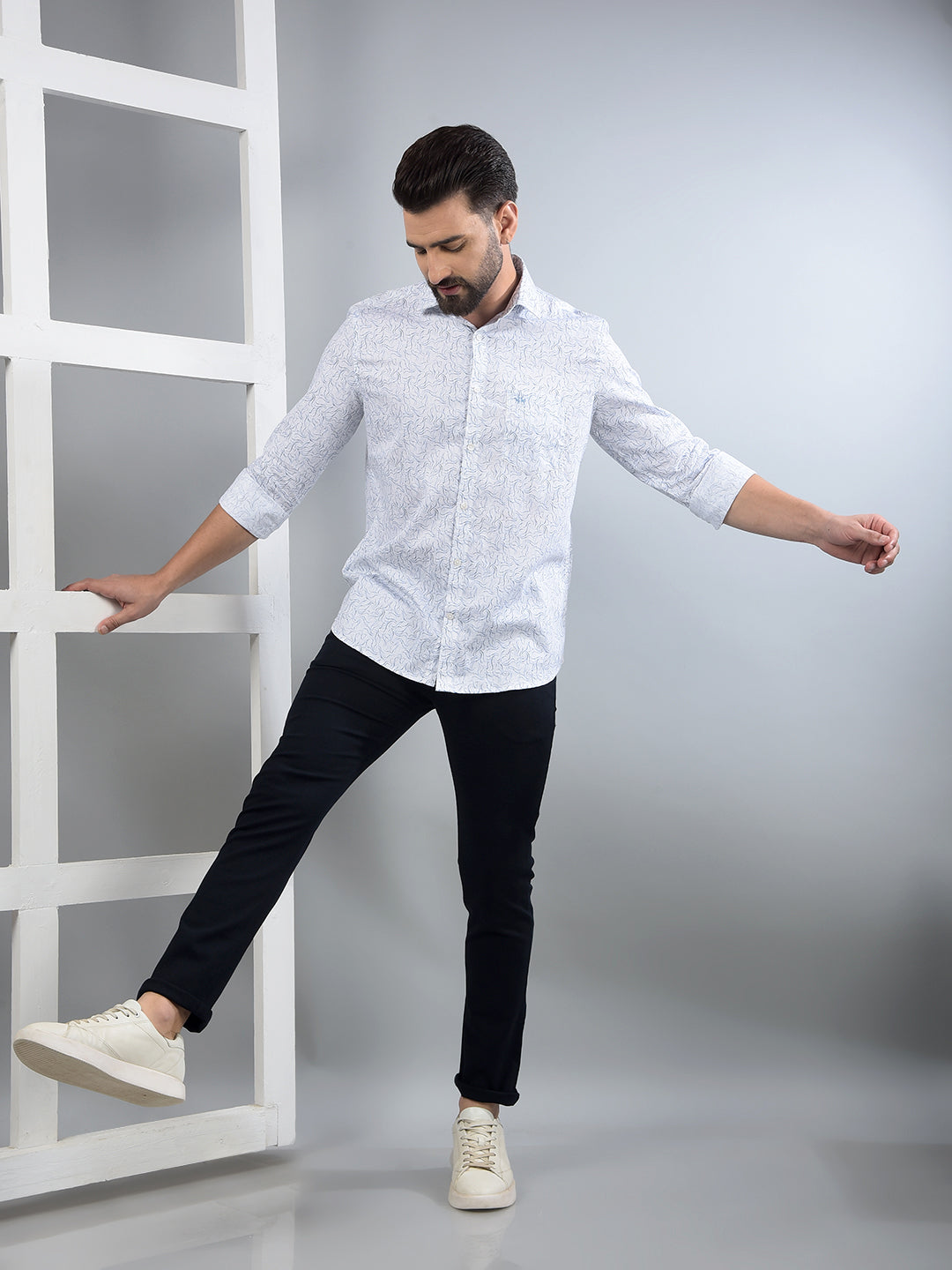 Navy Blue Trousers-Men Trousers-Crimsoune Club