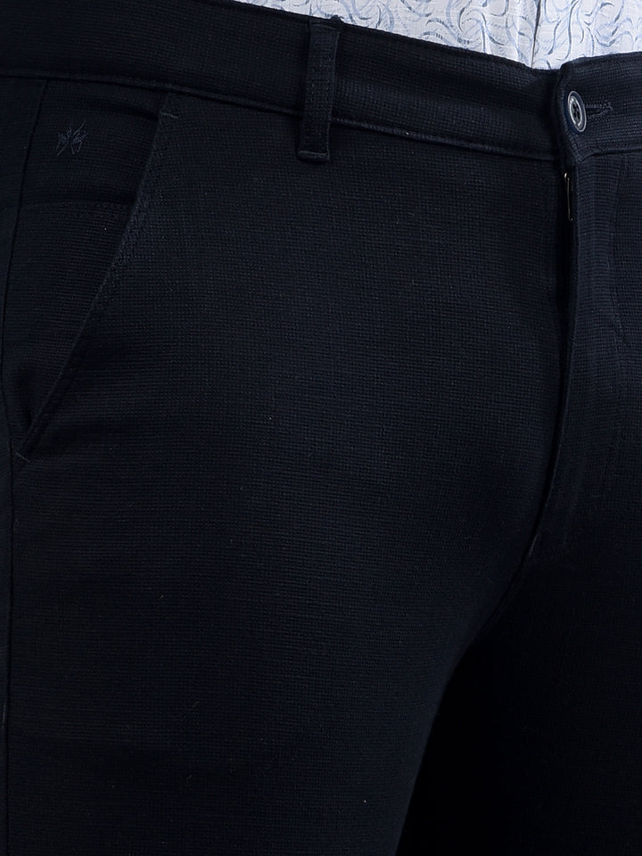 Navy Blue Trousers-Men Trousers-Crimsoune Club