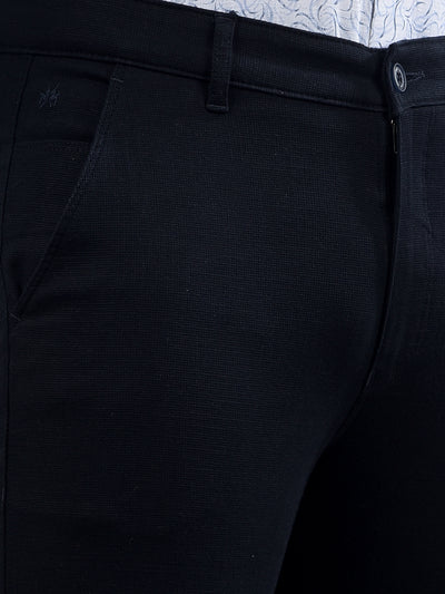 Navy Blue Trousers-Men Trousers-Crimsoune Club