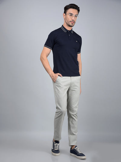 Green Printed Trousers-Men Trousers-Crimsoune Club