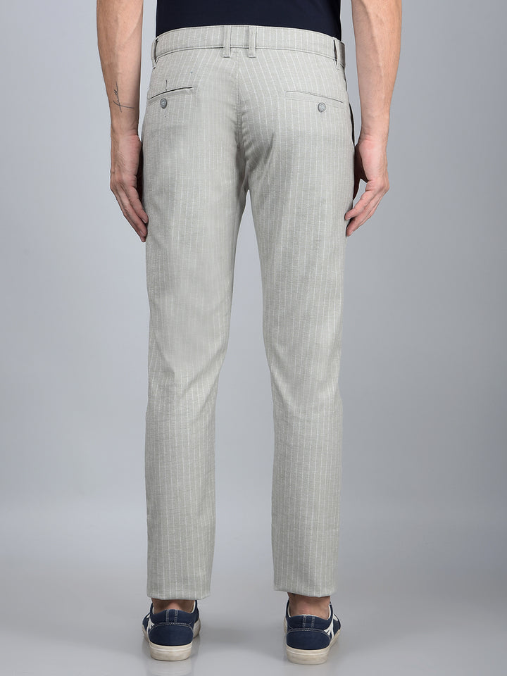 Green Printed Trousers-Men Trousers-Crimsoune Club