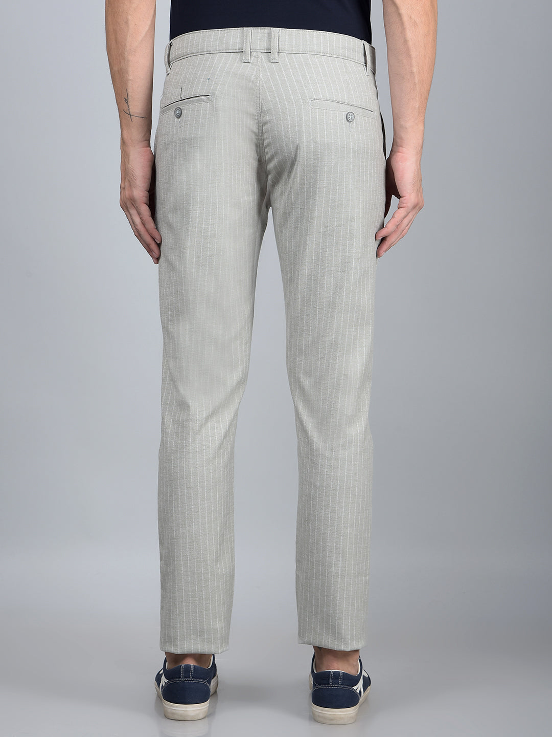 Green Printed Trousers-Men Trousers-Crimsoune Club